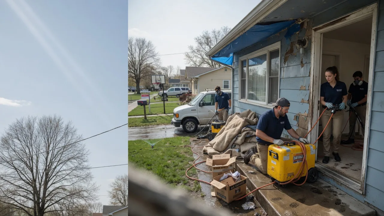 Basement Flood Cleanup in Terral, OK near me